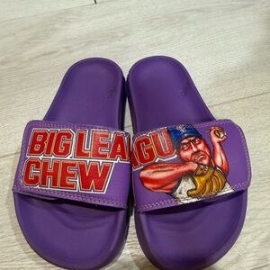 New Balance Purple and Green Slides Size 11 kids